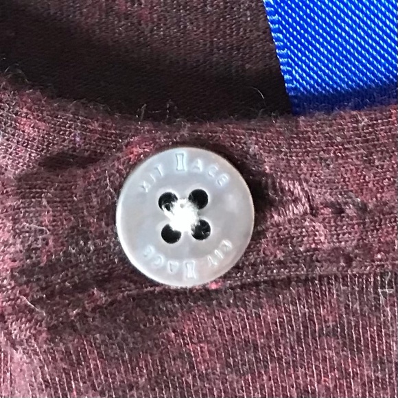 Kit and Ace Performance Henley Shirt Top Size Soft Comfort Burgundy Men's XS - Picture 11 of 12